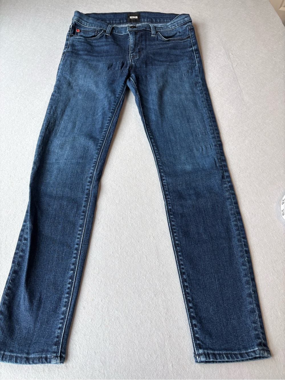 Hudson Nico Midrise Ankle Hemmed Super Skinny Women’s Jeans - Medium Wash Sz 27
